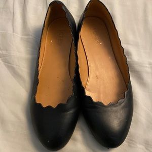 J. Crew scallop flats